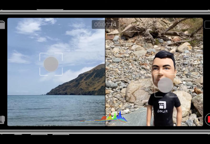 Бесплатное приложение запишет видео сразу с двух камер iPhone