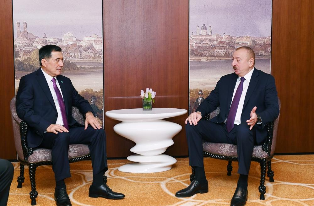 Президент Ильхам Алиев встретился в Мюнхене с генеральным секретарем ШОС