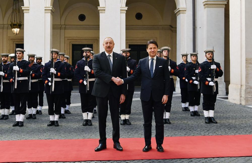 В Риме состоялась встреча Президента Ильхама Алиева и председателя Совета Министров Италии Джузеппе Конте