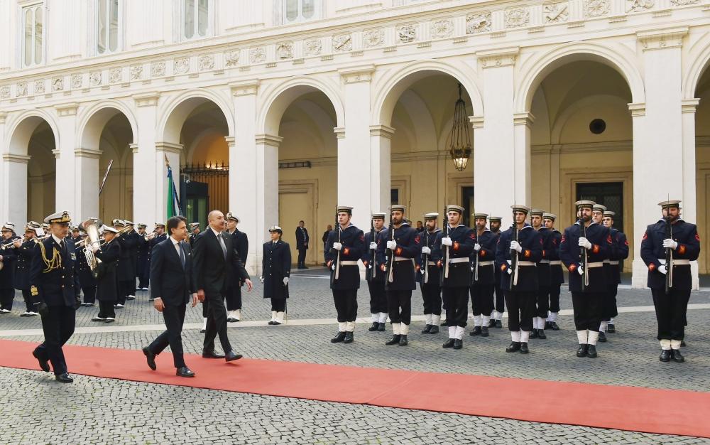 В Риме состоялась встреча Президента Ильхама Алиева и председателя Совета Министров Италии Джузеппе Конте