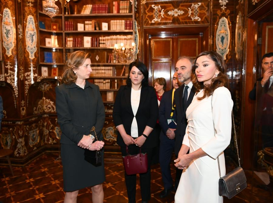Первый вице-президент Мехрибан Алиева ознакомилась с Квиринальским дворцом в Риме