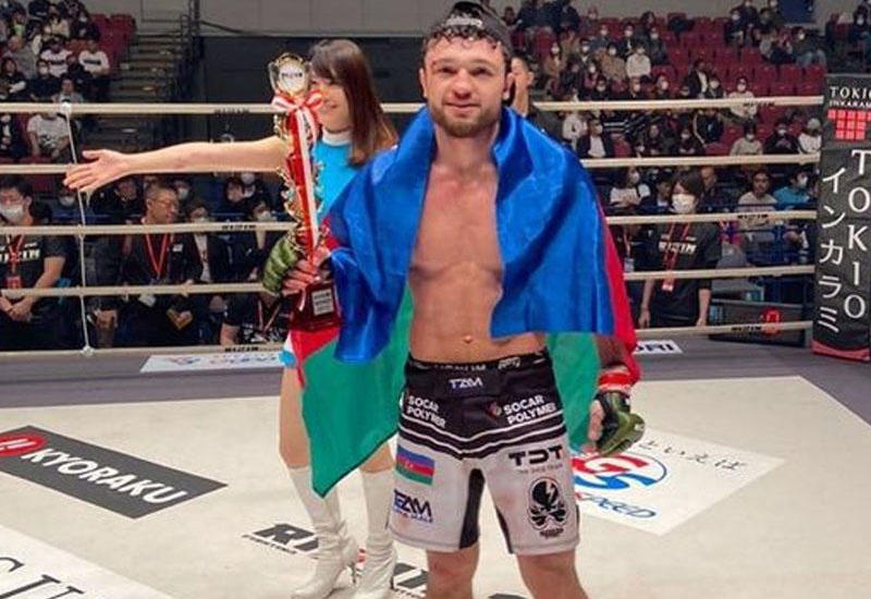 Азербайджанский боец ММА одержал победу на турнире в Японии