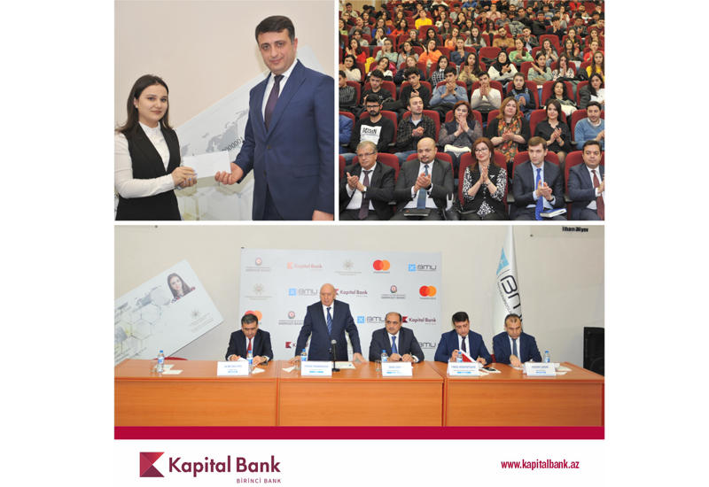 Kapital Bank представил очередному вузу «Студенческие смарт-карты» (R)