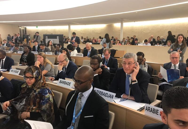 Азербайджан принимает участие в заседании Совета по правам человека ООН