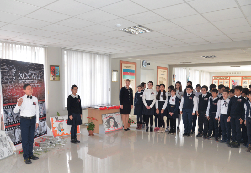 Первый урок в школах Баку сегодня был посвящен Ходжалинскому геноциду