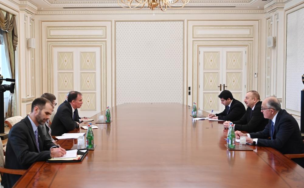 Президент Ильхам Алиев принял советника заместителя государственного секретаря США по энергетической дипломатии