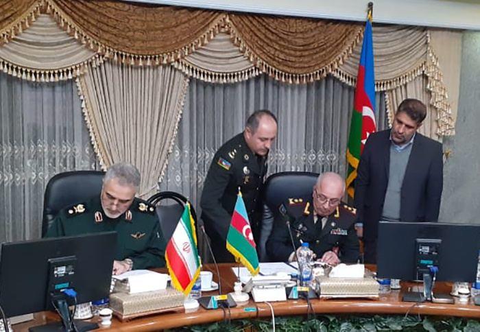 Военная делегация Азербайджана находится в Иране
