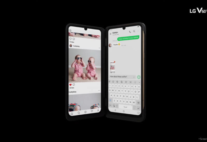 LG показала флагманский смартфон-раскладушку с двумя экранами