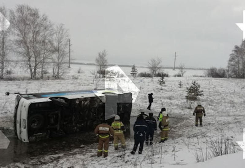 Автобус с шахтерами попал в дтп