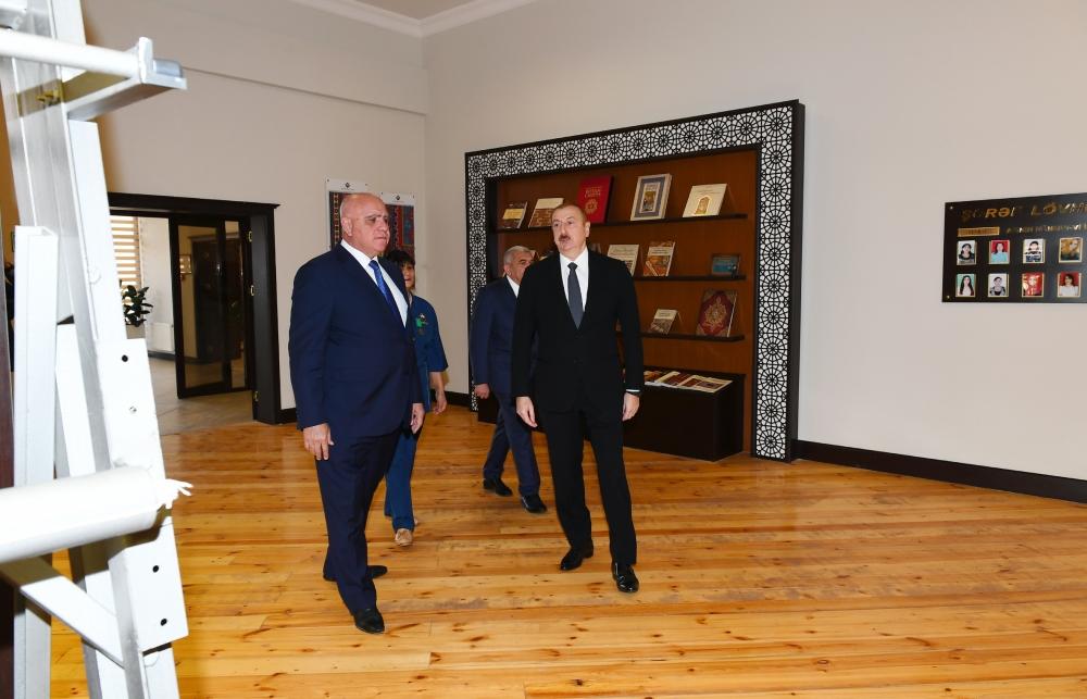 Президент Ильхам Алиев ознакомился с деятельностью Товузского филиала ОАО «Азерхалча»