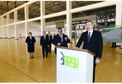 Президент Ильхам Алиев принял участие в открытии Агстафинского аграрно-промышленного комплекса - ФОТО - ВИДЕО