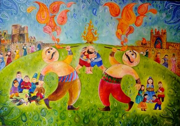 Праздник Новруз в произведениях азербайджанских художников