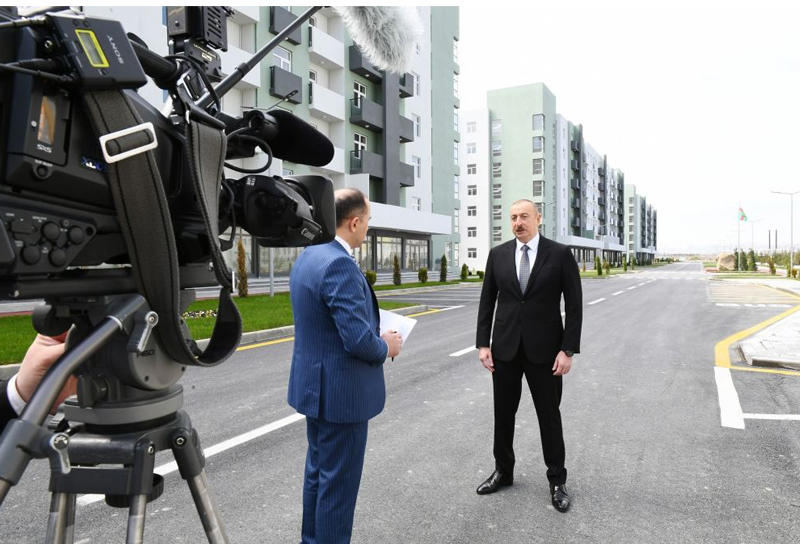 Президент Ильхам Алиев: Все обещания выполняются, и уверен, что как в нынешнем году, так и в последующие годы в этом направлении будет проделана еще более масштабная работа