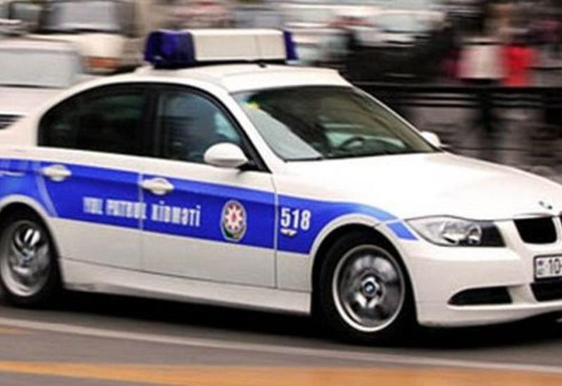 В Баку водитель не подчинился требованиям полиции