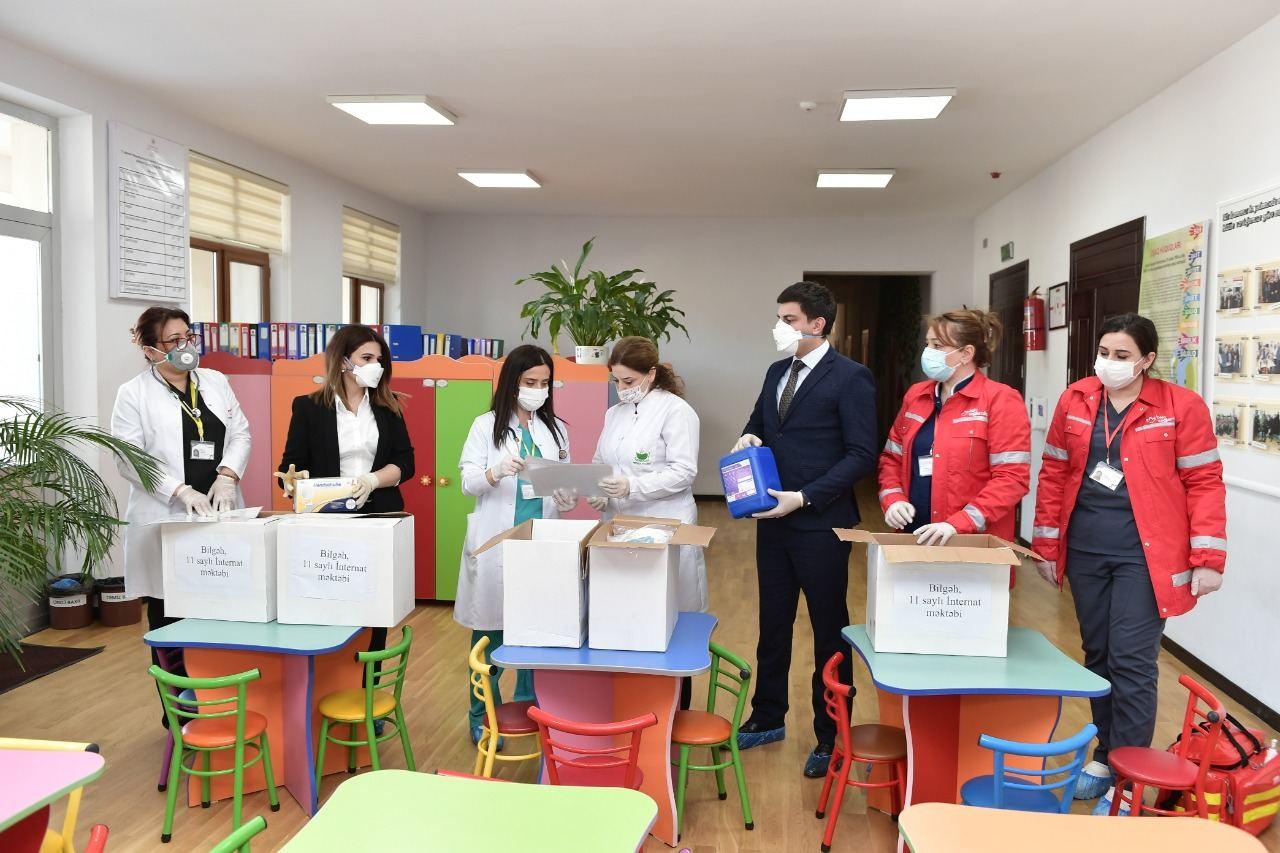 Фонд Гейдара Алиева организовал дезинфекцию ряда предприятий в поддержку работы, проводимой государством в сфере борьбы с коронавирусной инфекцией
