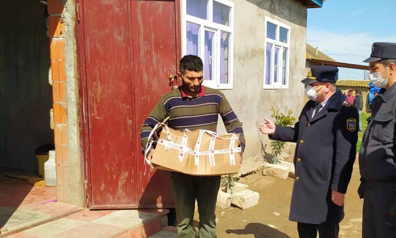 Полиция Джалилабада оказала продовольственную помощь пожилым и малообеспеченным семьям