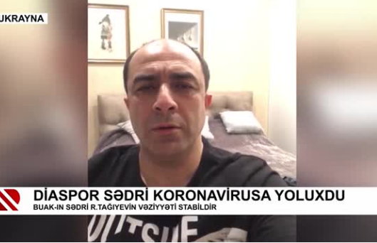 Azərbaycanlı vəzifəli şəxs koronavirusa yoluxdu