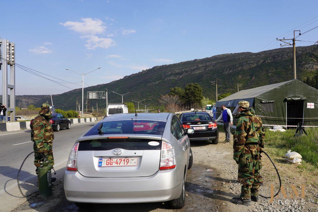 Как выглядит въезд в Тбилиси во время карантина