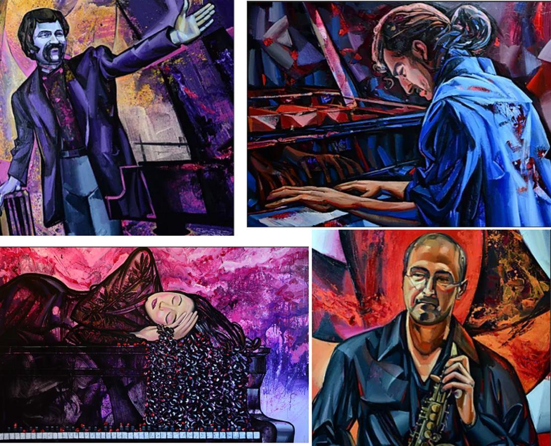 Вугар Али представил пять портретов азербайджанских джазовых музыкантов