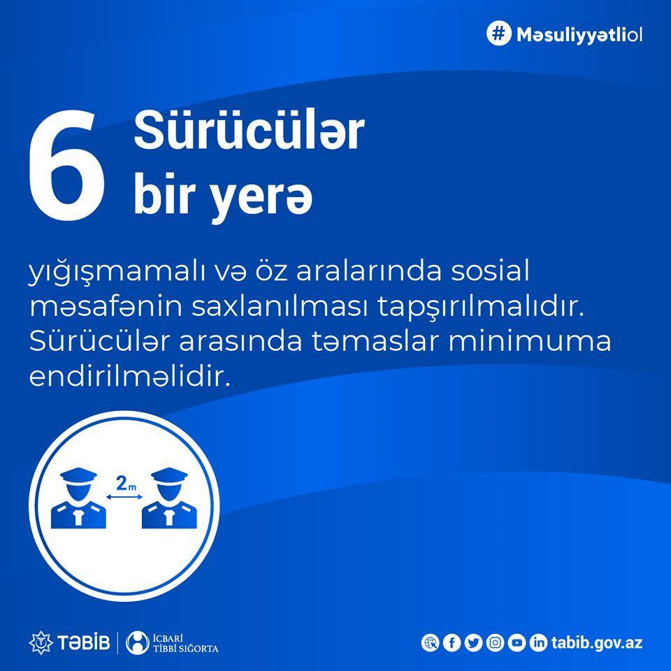 İctimai nəqliyyatda koronavirus profilaktikasına dair yeni QAYDALAR