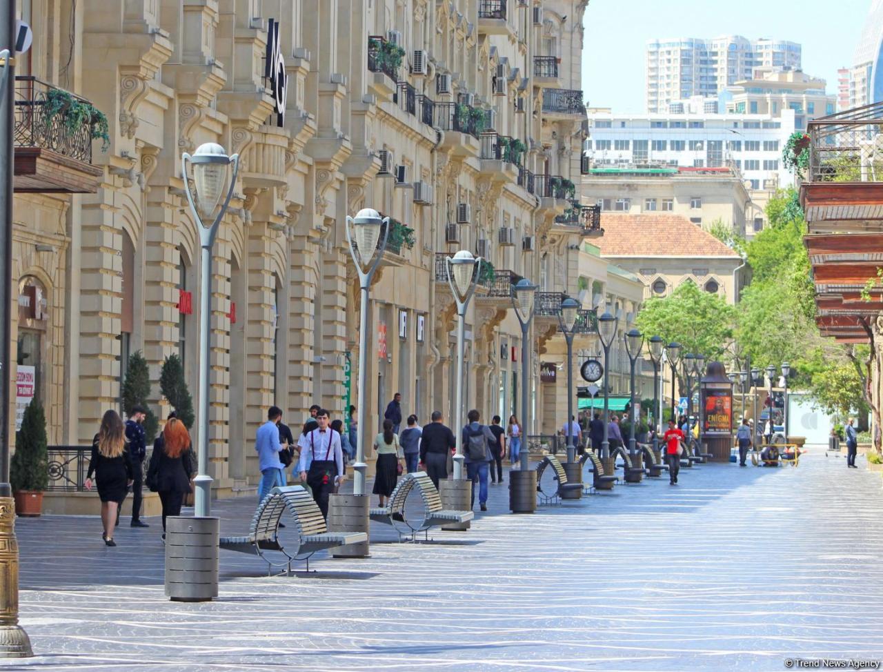 Баку после смягчения режима карантина