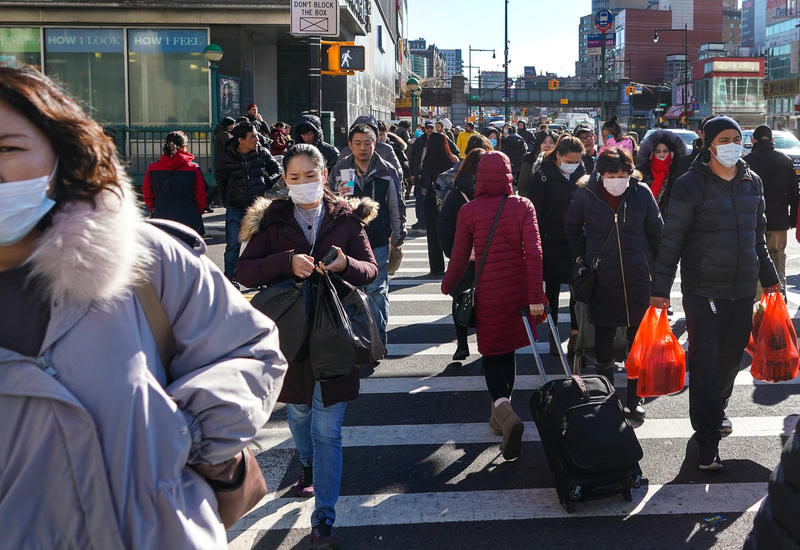 В Нью-Йорке зафиксировали рекордно низкий прирост случаев заражения коронавирусом