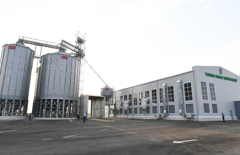 В Агджабеди введен в строй завод по переработке семян зерновых культур