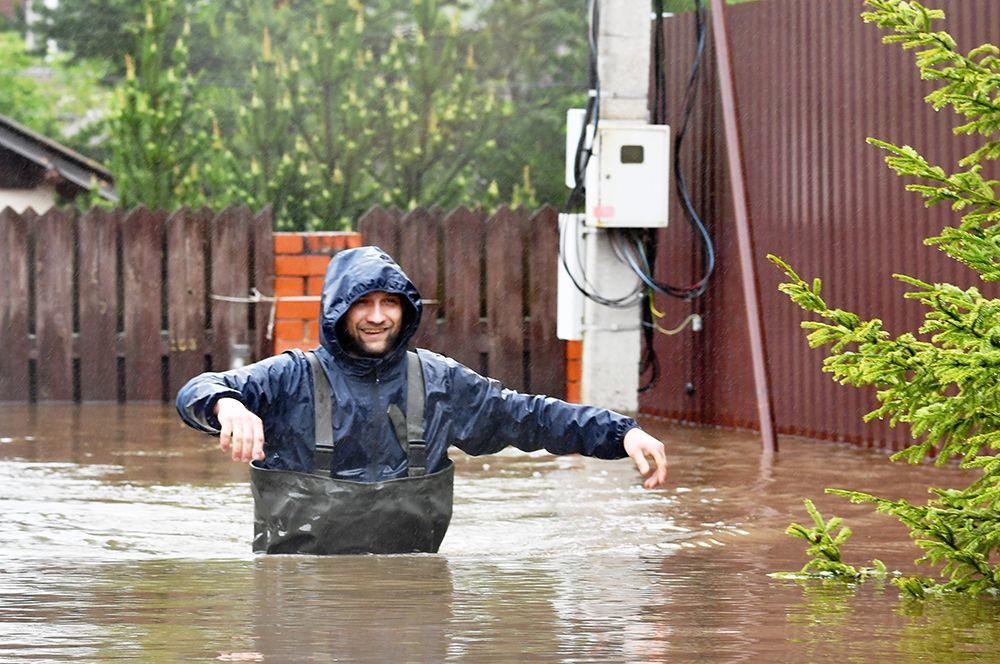 Кадры внезапного потопа в России