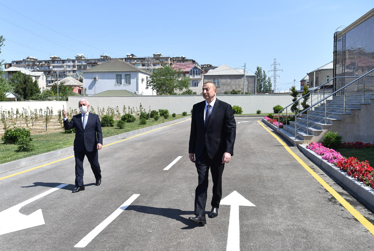 Президент Ильхам Алиев принял участие в открытии в Хатаинском районе Баку принадлежащей «Азерэнержи» подстанции «Ахмедли»