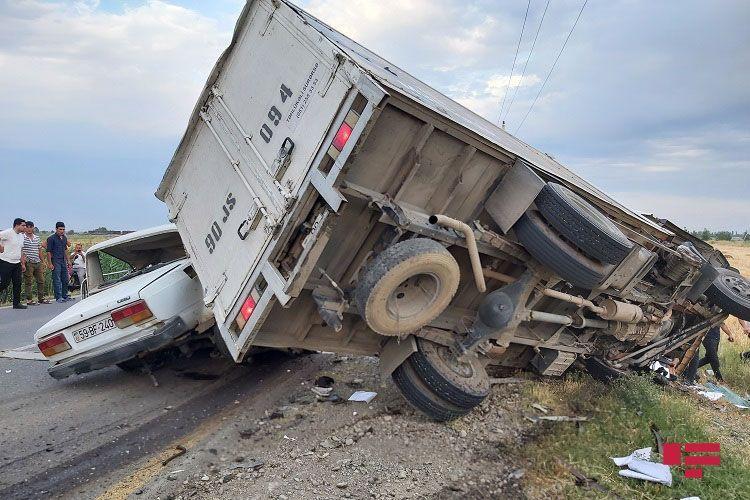В Тертере «ВАЗ 2107» столкнулся с грузовиком, есть погибший и раненые