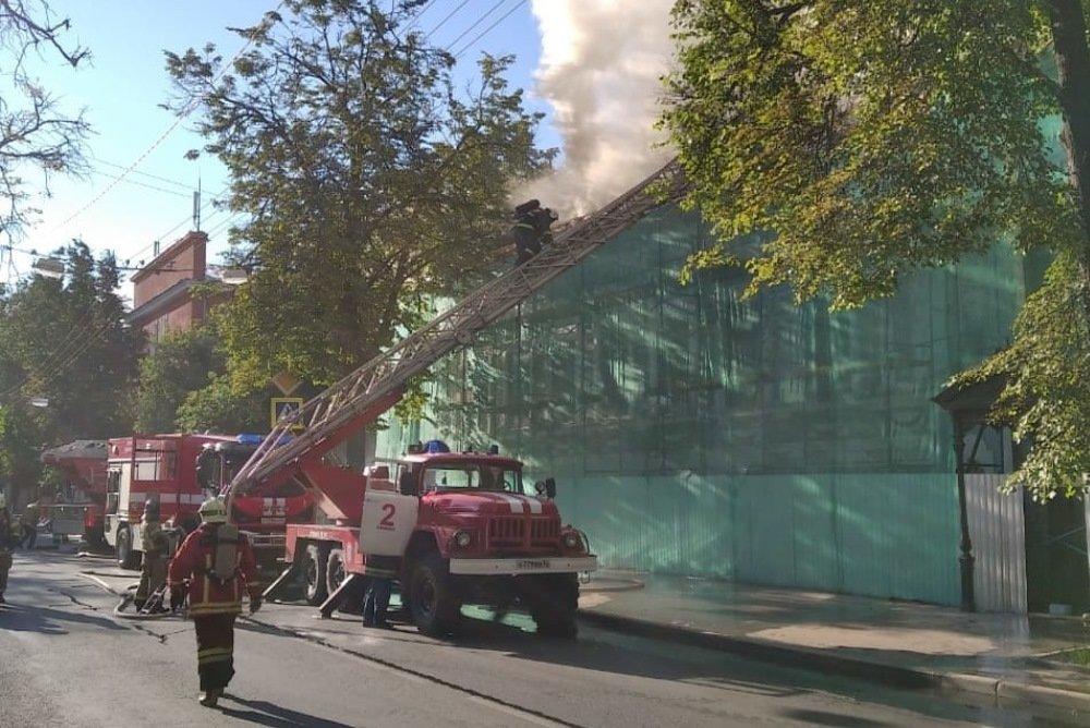 В России загорелся музей
