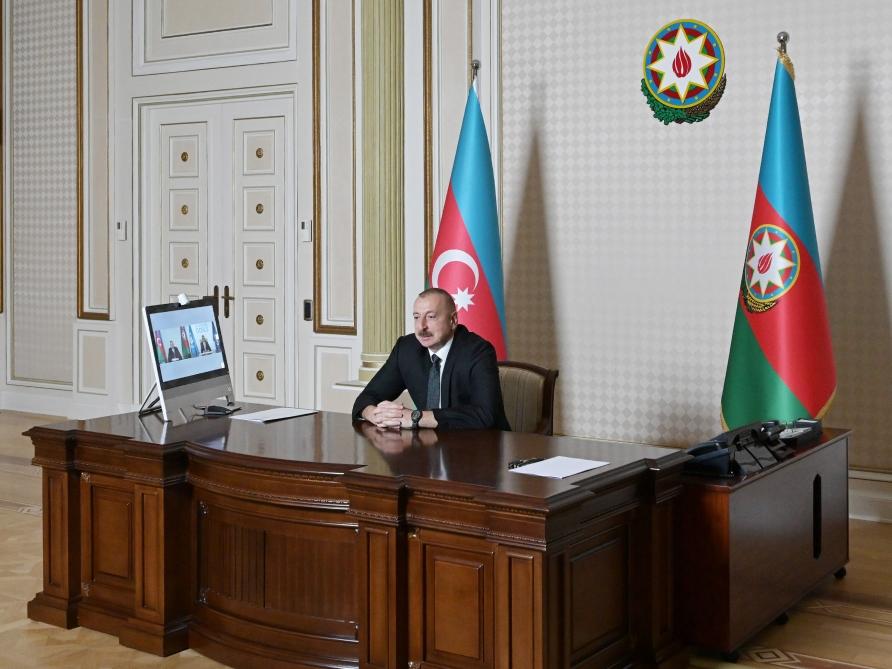 Состоялась видеоконференция между Президентом Ильхамом Алиевым и генеральным секретарем Всемирной туристской организации