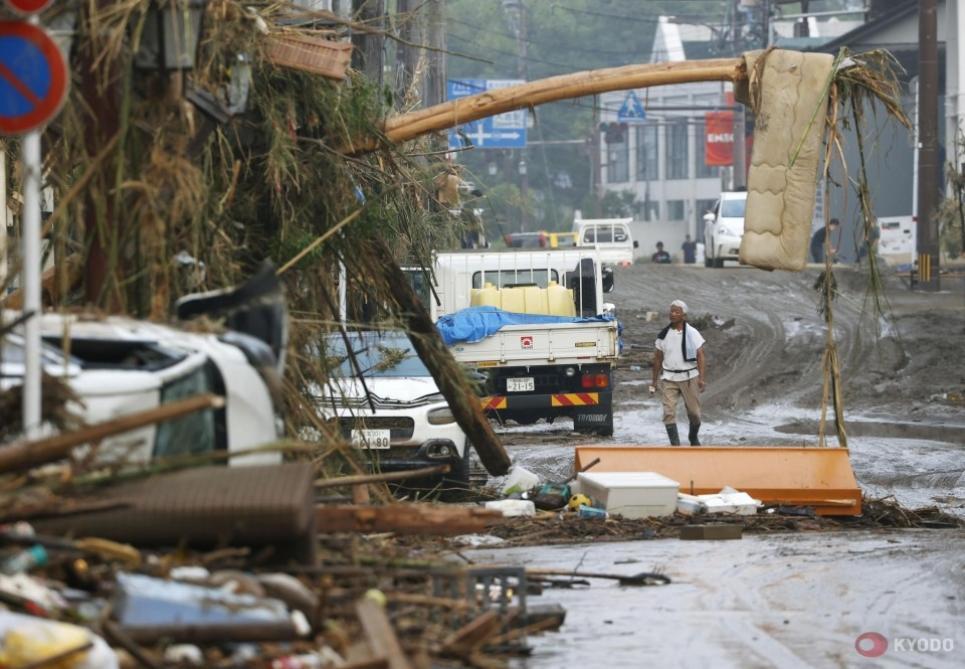 На юго-западе Японии из-за ливней погибли 18 человек