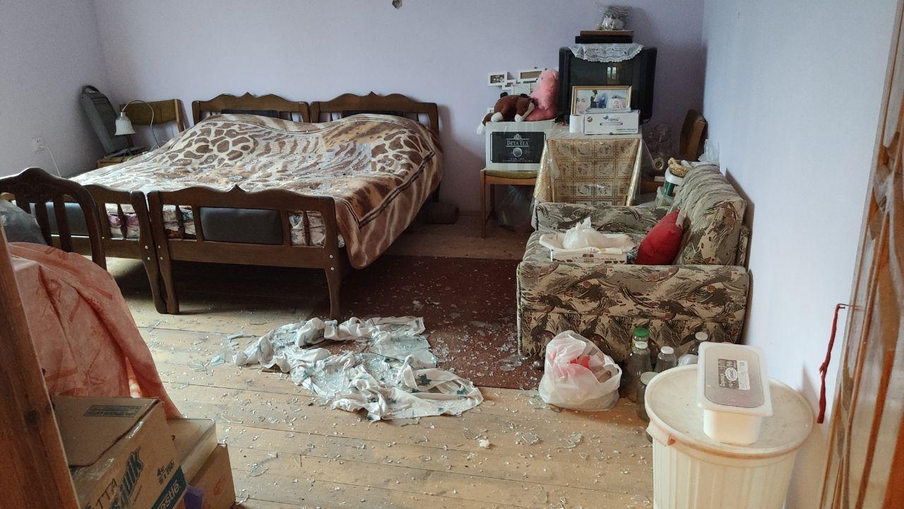 Последствия армянского обстрела села Дондар Гушчу
