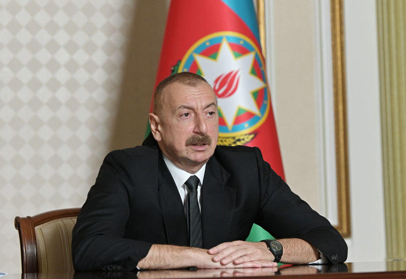 Президент Ильхам Алиев: Армения сразу же обратилась в Организацию Договора о коллективной безопасности и попросила у них помощи, тут же подняла шум, мол, не позвольте, сейчас нас здесь задушат, уничтожат