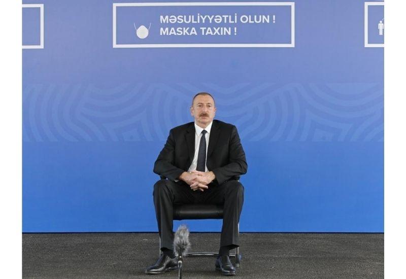 Prezident İlham Əliyev: Heç bir sosial layihə ixtisar edilmir və edilməyəcək