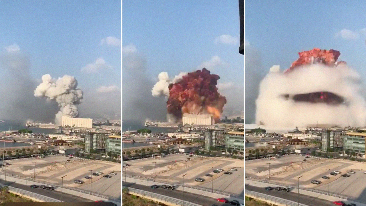 Взрыв в Бейруте был слышен и в других городах