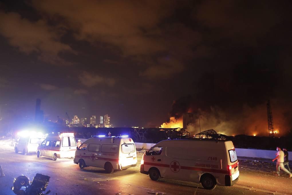 Более 70 человек погибли, 3600 пострадали в результате взрыва в Бейруте