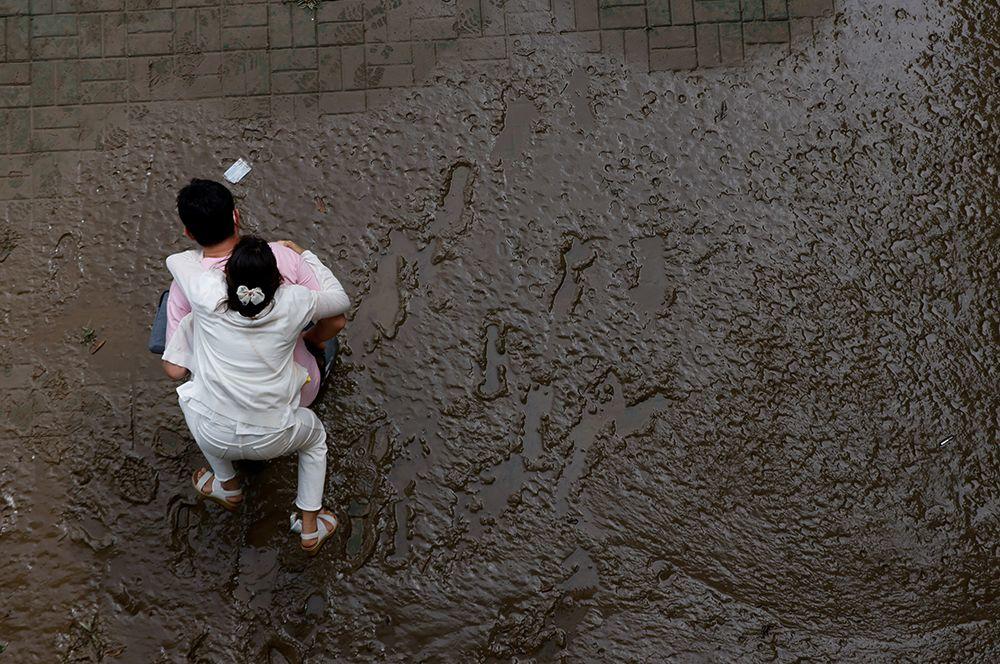 Аномальные дожди и наводнение в Южной Корее