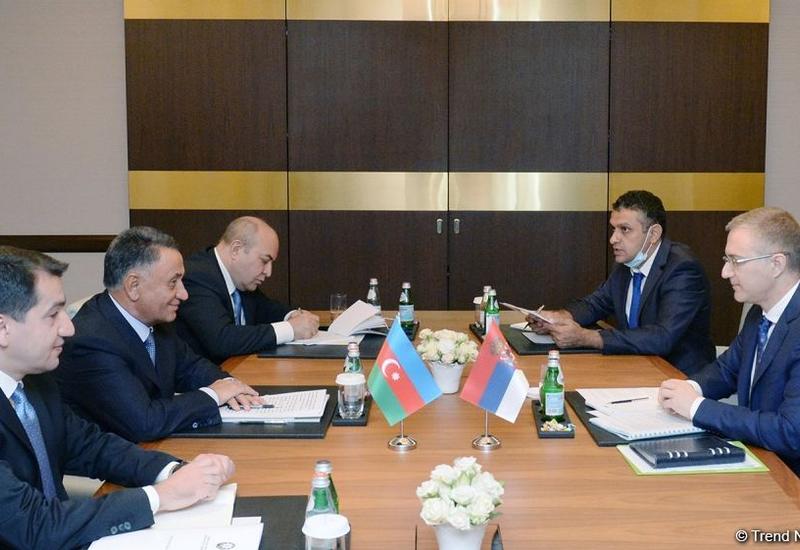 Состоялась встреча между вице-премьером Сербии и азербайджанской делегацией
