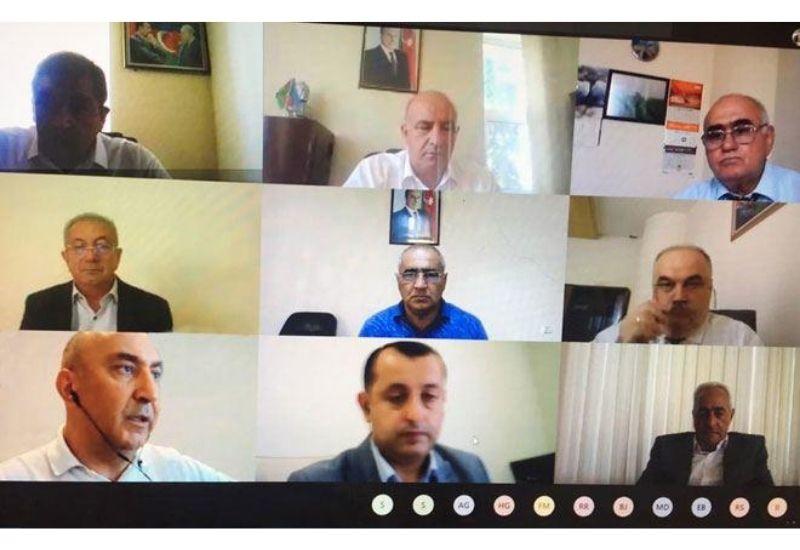 В ОАО "Азербайджанская промышленная корпорация" прошло совещание в формате видеоконференции