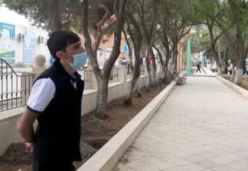 В Баку полиция задержала коронавирусного больного, отдыхающего в парке