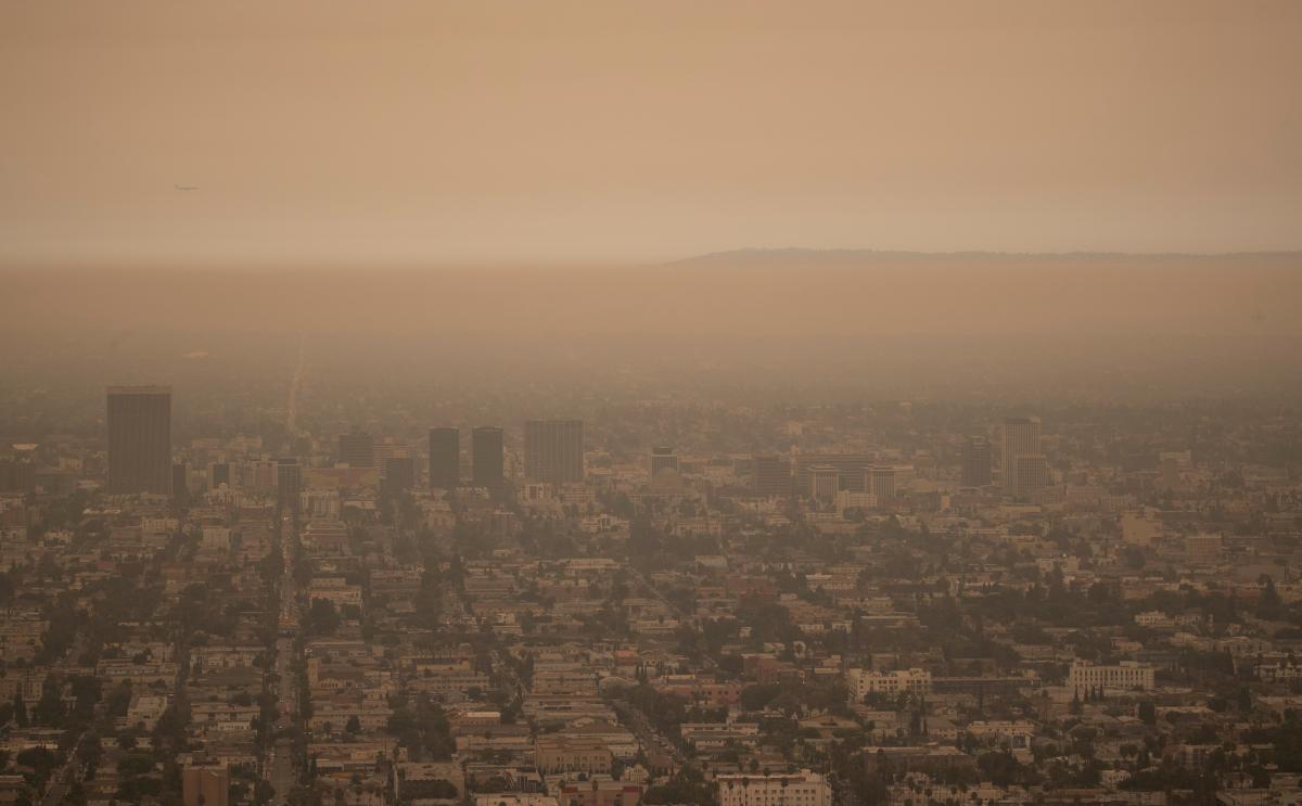 В США резко ухудшилось качество воздуха из-за лесных пожаров