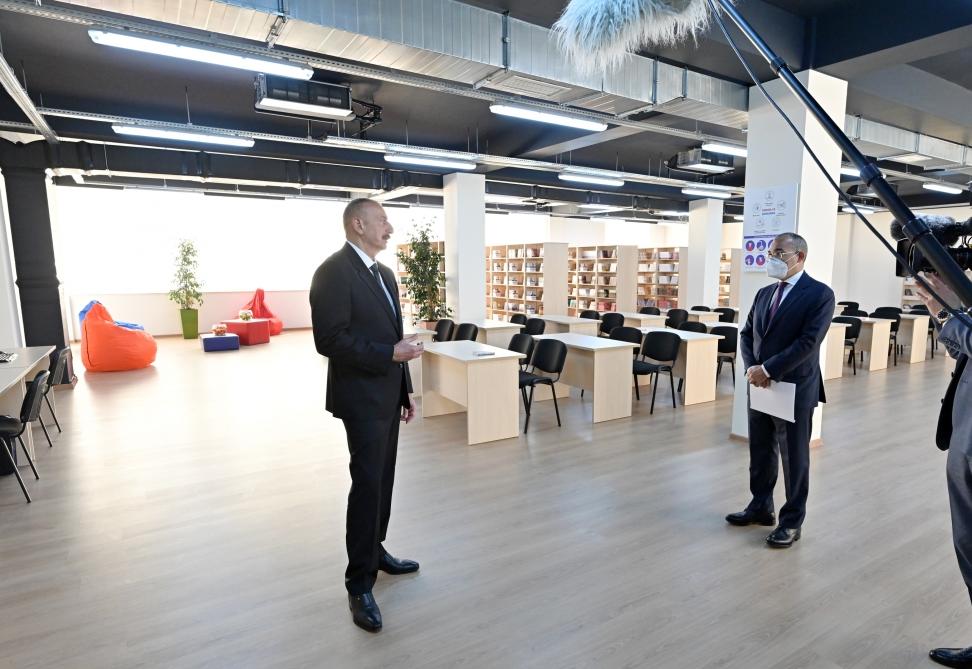 Президент Ильхам Алиев принял участие в открытии Центра профессионального образования при Сумгайытском химико-промышленном парке