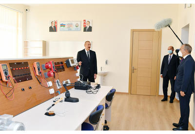 Президент Ильхам Алиев принял участие в открытии Центра профессионального образования при Сумгайытском химико-промышленном парке - ФОТО - ВИДЕО