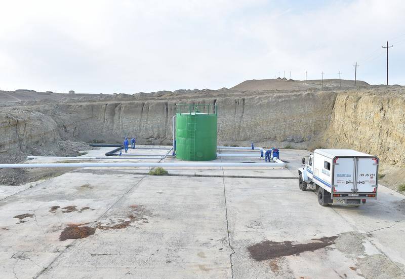 В еще одном поселке Баку строятся водохранилища