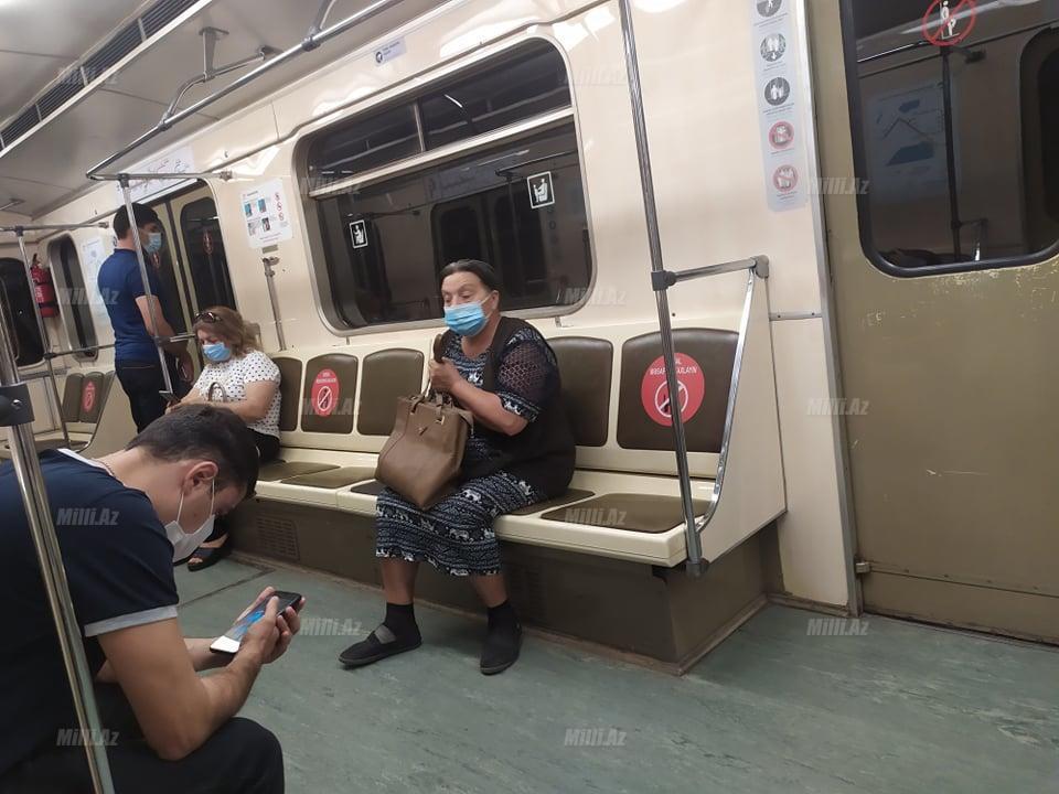 Бакинское метро после возобновления работы