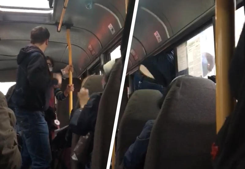 В Екатеринбурге пассажир автобуса напал на кондуктора и сбежал через окно