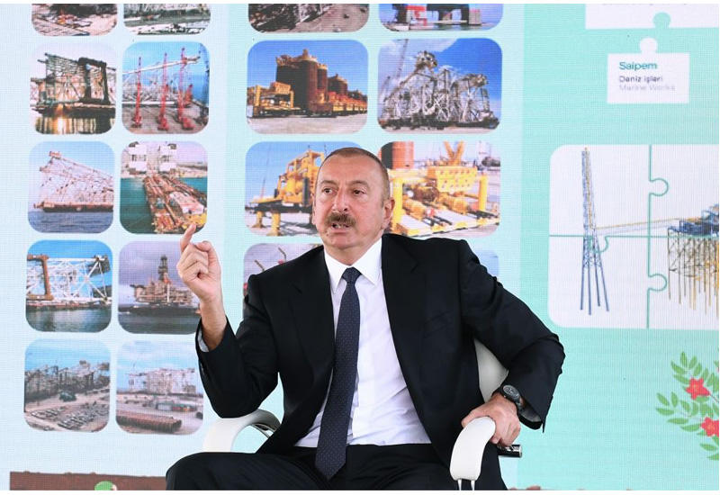 Президент Ильхам Алиев: Труд наших нефтяников служит интересам азербайджанского народа