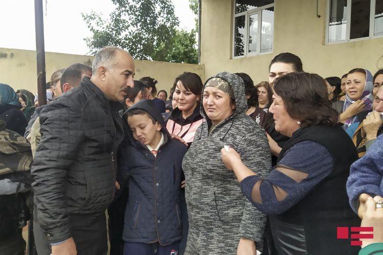 В Товузе проходит церемония прощания с азербайджанским шехидом